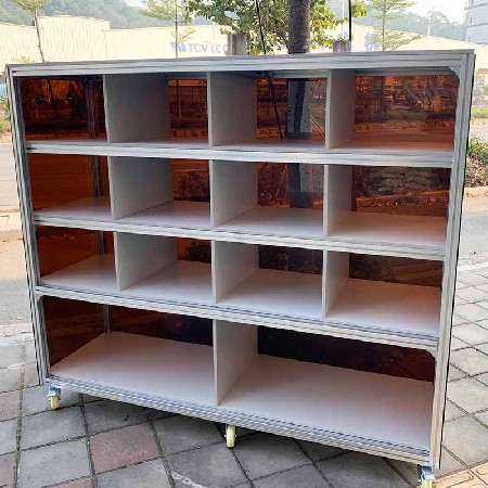 鋁型材模具柜 供應(yīng)生產(chǎn)數(shù)控模具柜 模具工具零件備品柜 儲(chǔ)物柜
