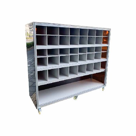 鋁型材模具柜 供應(yīng)生產(chǎn)數(shù)控模具柜 模具工具零件備品柜 儲(chǔ)物柜